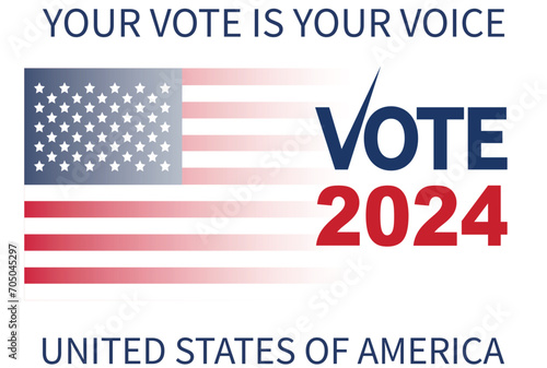 Presidential Elections Event Banner, background, card, poster design photo