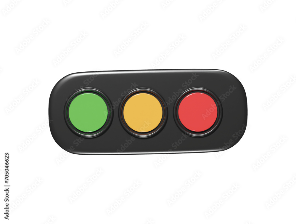 Traffic icon 3d render illustration Traffic icon 3d render illustration