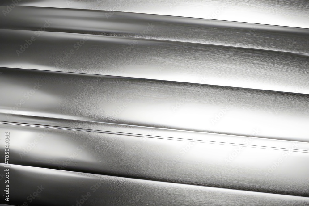 Obraz premium Close-up silver metallic object, abstract background
