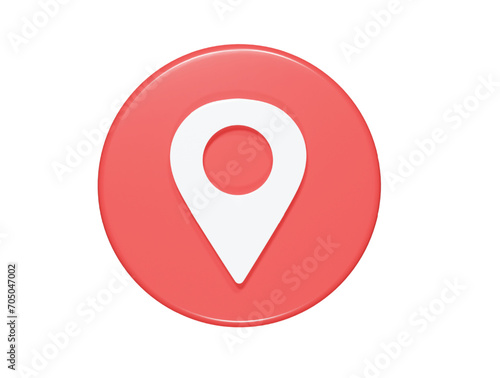 Free Download Location icon 3d render illustration - GFXLoad