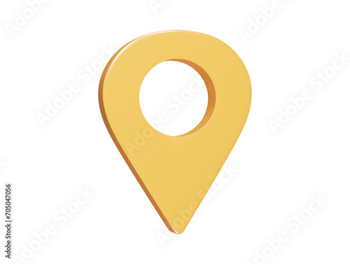 Free Download Location icon 3d render illustration - GFXLoad
