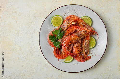 fried Langoustines , Australian, lime and herbs, spices, homemade, no people,