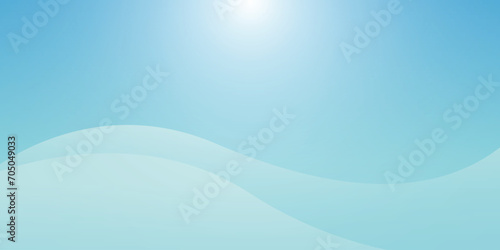 Abstract gradient blue background vector. Sea color concept.