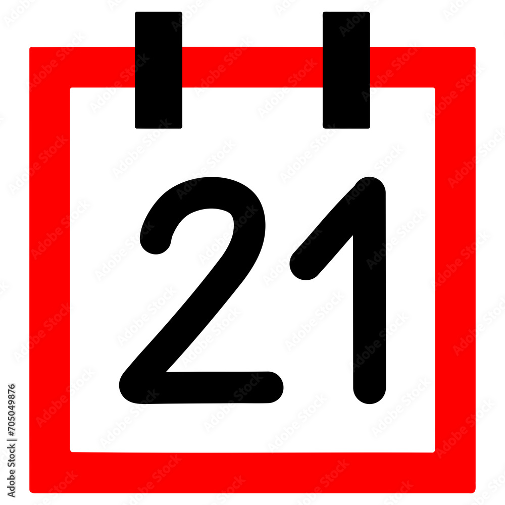 Calendar number 21 Calendar number 21