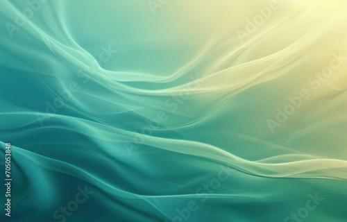 Elegant satin fabric in soft green, creating a smooth wavy texture. Ideal for luxury goods advertising and high-end design.