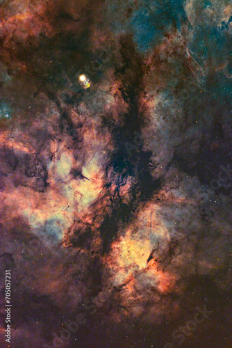 IC 1318 (The Butterfly Nebula aka Sadr Region). © Kasra