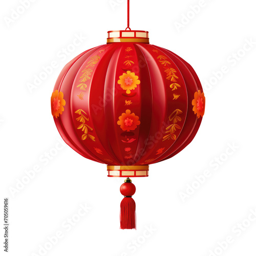 red chinese traditional asian lantern