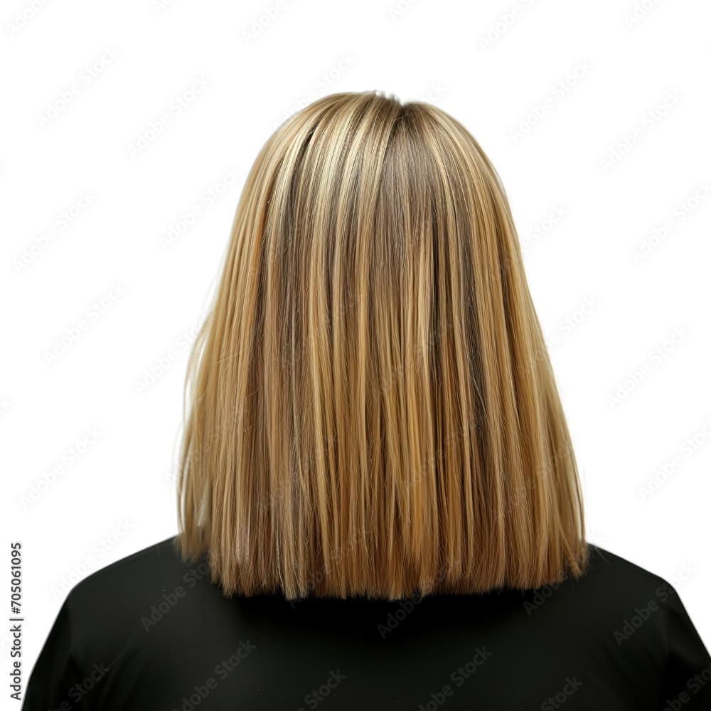 Naklejka premium woman with long hair