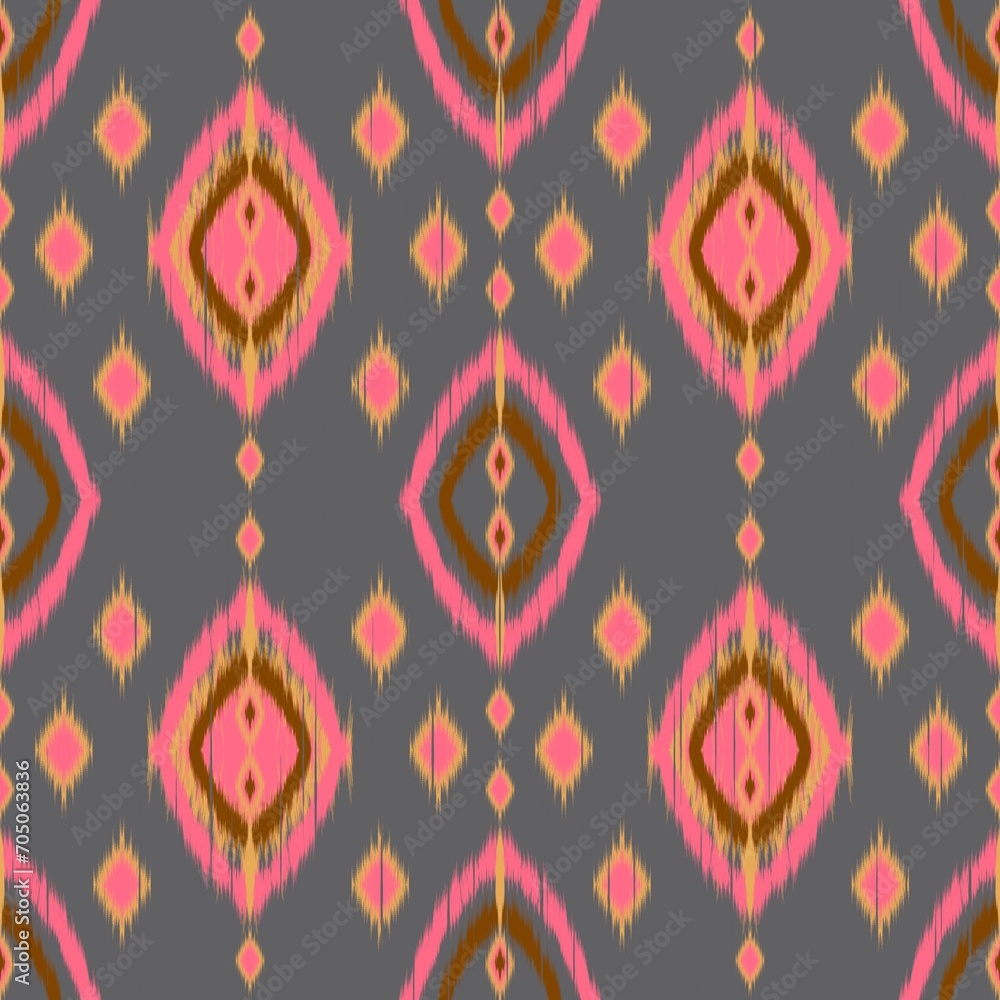 Ethnic abstract ikat art. Seamless pattern in tribal, folk embroidery, and Mexican style TRADITIONAL INDIAN . Ethnic abstract ikat art. Seamless pattern in tribal, folk embroidery, and Mexican style TRADITIONAL INDIAN .
