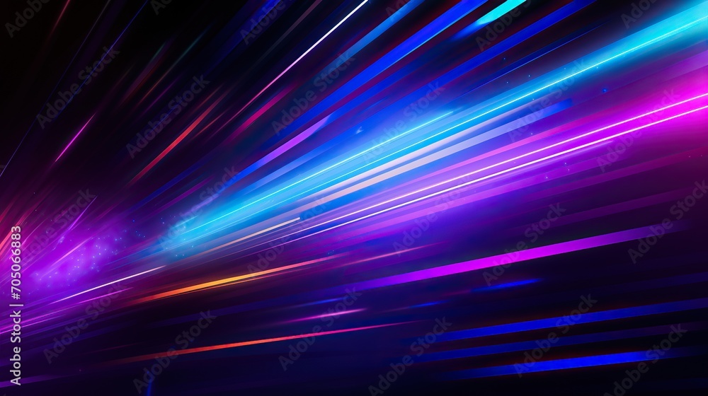 colorful abstract grid lines background texture, Shiny abstract background. Colorful glowing lights. Glossy graphics