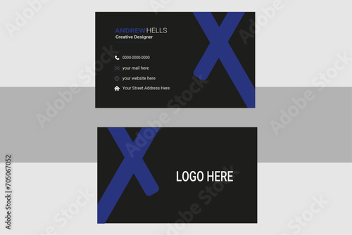 Creative and modern business card template,and simple
 business Card Design