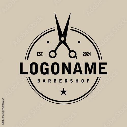 logo barbershop, scissors, hair, barber shop, hairstyle