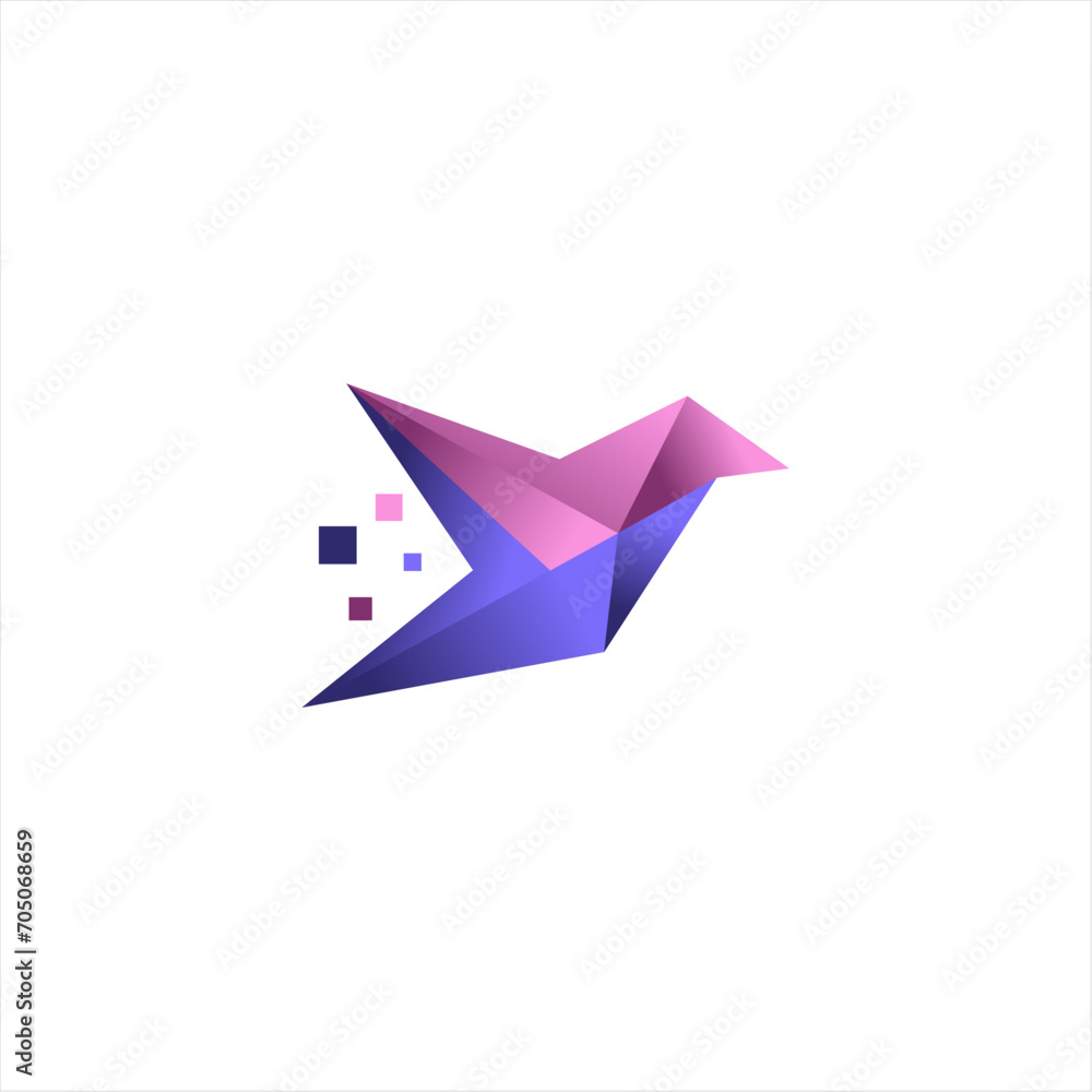 bird tech logo, digital bird logo template bird tech logo, digital bird logo template