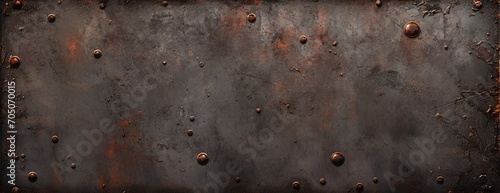 Rusty Metal Surface with Dirt and Bumps Generative AI