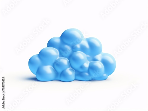 Blue Clouds in White Space Generative AI