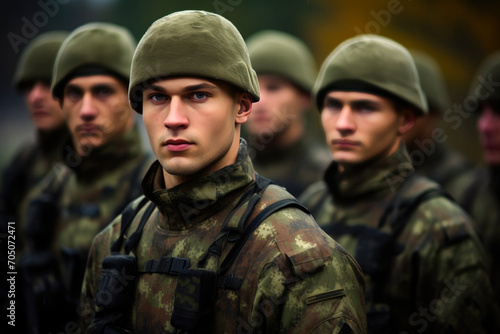 Elite NATO Military Uniforms Display