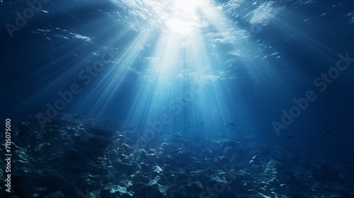 Underwater Sunlight Generative AI