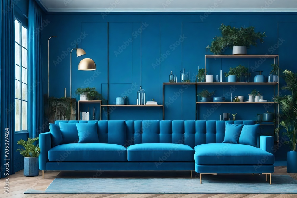 Obraz premium modern living room with sofa