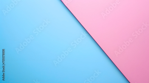 Soft blue pink shapeless flat abstract colorful background