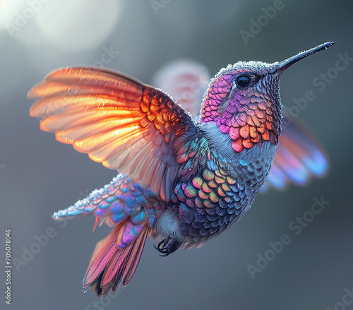 Hummingbird in flight © Lauras Imperfections