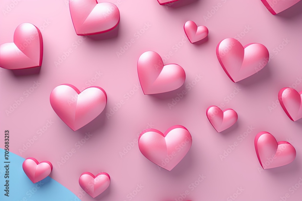 happy valentine's day background, background with hearts