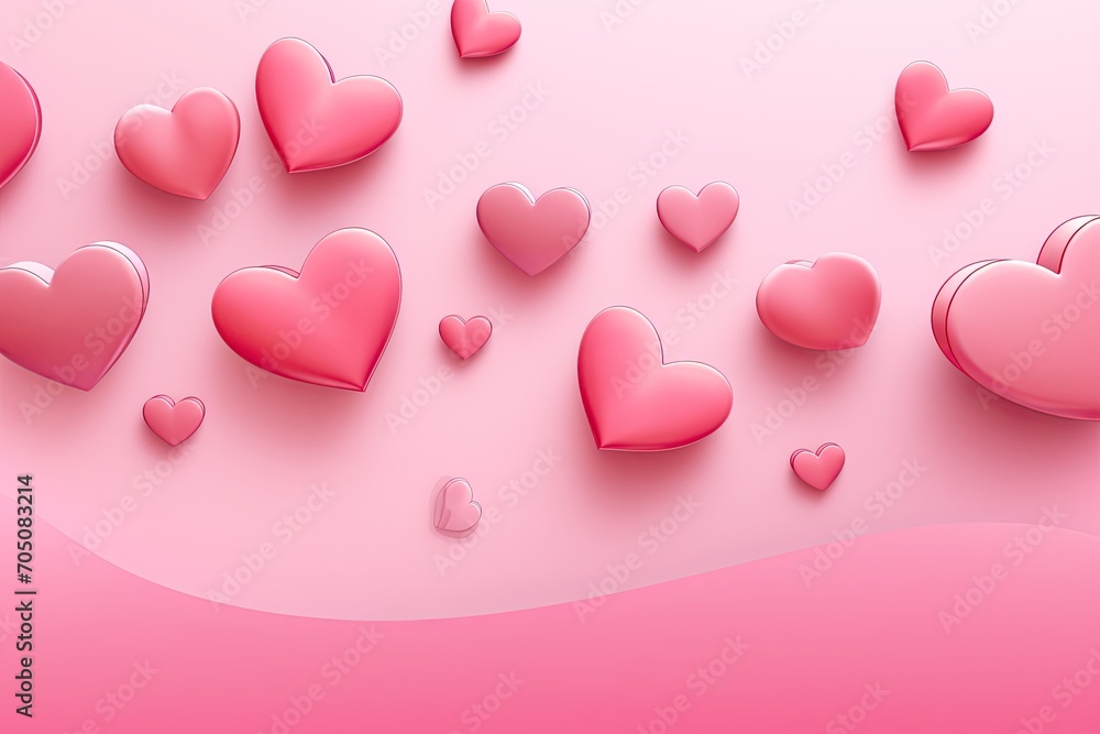 happy valentine's day background, background with hearts