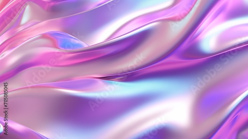 Abstract background neon holographic style. Old retro colorful foil texture. Liquid background, holographic surface