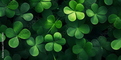 four leaf clover background photo