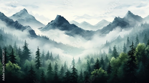 landscape with fog © faiz