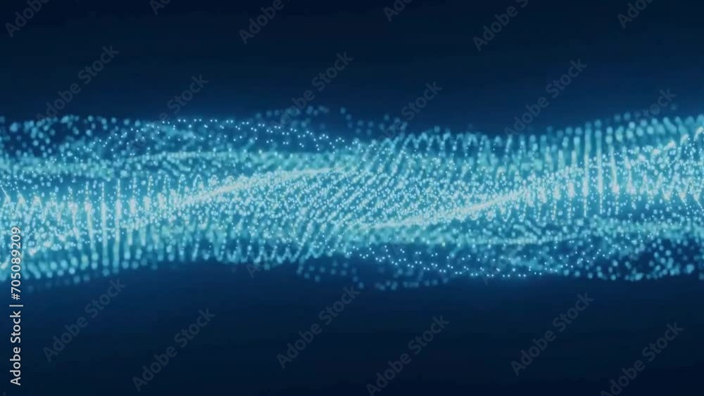 Blue wave looping motion background. blue wave background with alpha