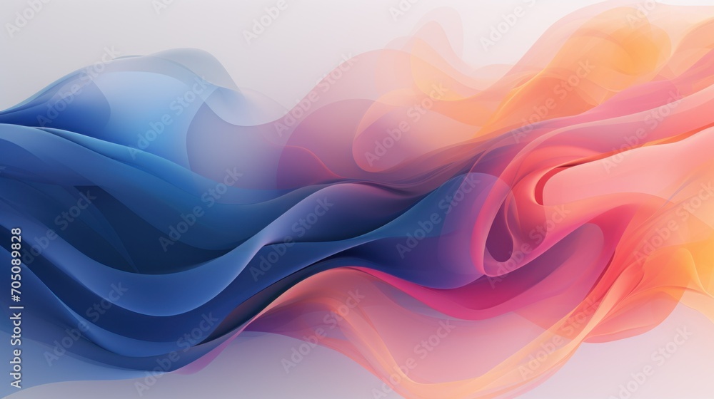 Fluid Abstract Gradient Digital Wave Background. A mesmerizing abstract background with a smooth gradient wave flowing in shades of blue and pink, perfect for modern and sleek design Fluid Abstract Gradient Digital Wave Background. A mesmerizing abstract background with a smooth gradient wave flowing in shades of blue and pink, perfect for modern and sleek design