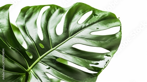 A detailed view of a single leaf from a plant. Suitable for various uses