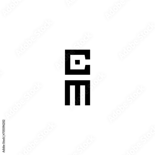 CM logo. C M design. White CM letter. CM, C M letter logo design. Initial letter CM letter logo set, linked circle uppercase monogram logo. C M letter logo vector design.	
