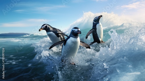 penguin in polar regions