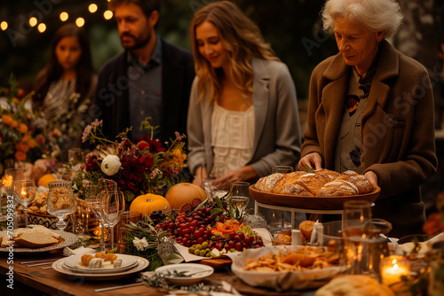 Family celebrations at the table