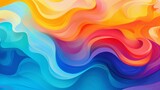 Energetic and colorful background with intricate and abstract patterns