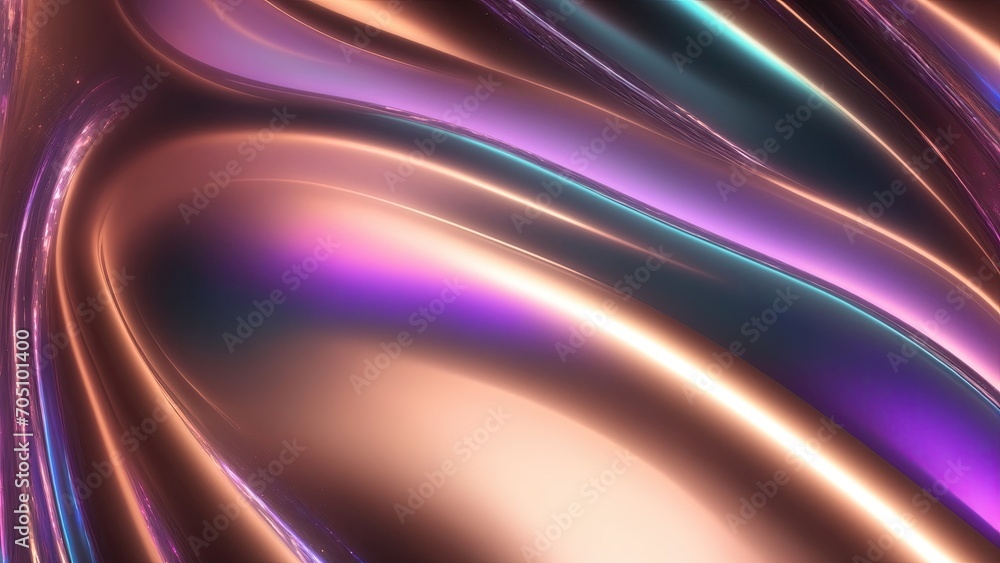 Abstract Brown iridescent holographic background Abstract Brown iridescent holographic background