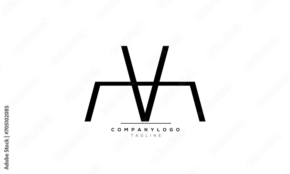 Alphabet letters Initials Monogram logo MV, MV INITIAL, MV letter Alphabet letters Initials Monogram logo MV, MV INITIAL, MV letter