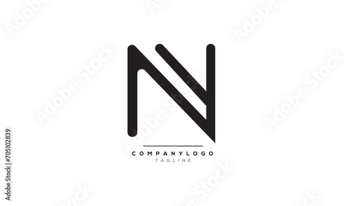 Alphabet letters Initials Monogram logo NY, NY INITIAL, NY letter