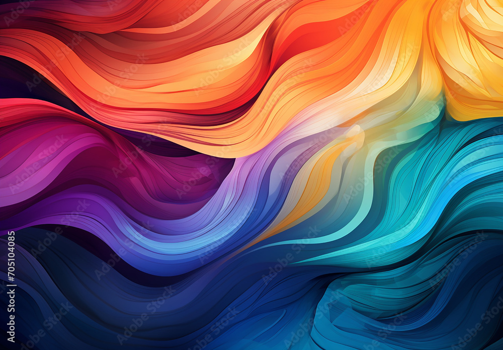 Obraz premium A Mesmerizing Rainbow