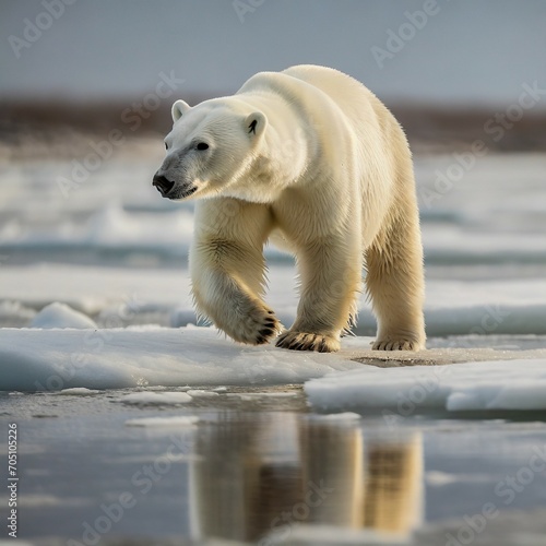 Que va devenir cette ours avec le réchauffement climatique ?