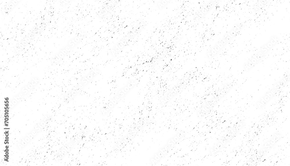 Black grainy texture isolated on white background. Dust overlay. Dark noise granules. Vector design elements, illustration. Overlay illustration over any design to create grungy effect 