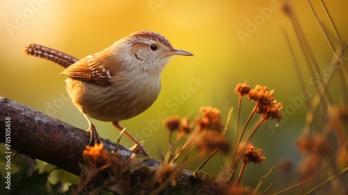 robin on a grass © faiz