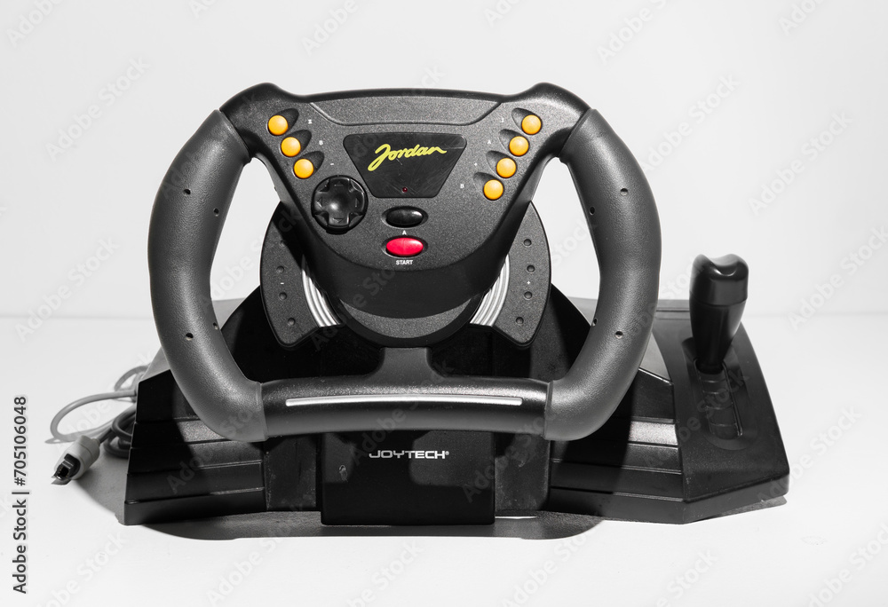 kent, uk 01.01.2024 Joytech Official Jordan Grand Prix Racing Steering ...