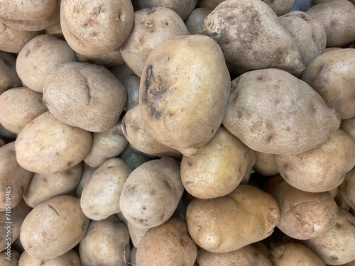potatoes on the market