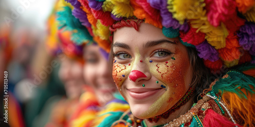 Frau Carneval in Brasilien