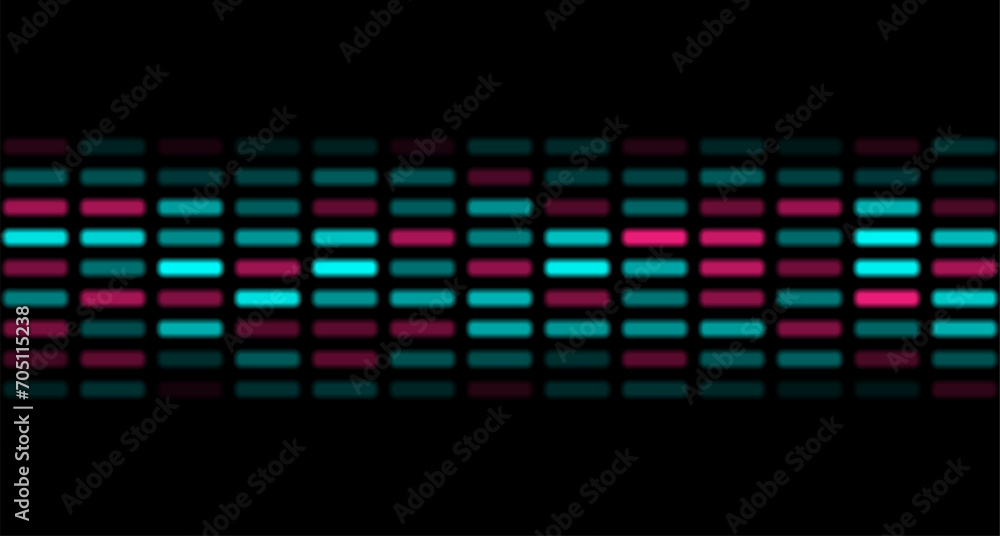 Blue and pink smooth shiny stripes abstract concept background. Hi-tech futuristic vector design