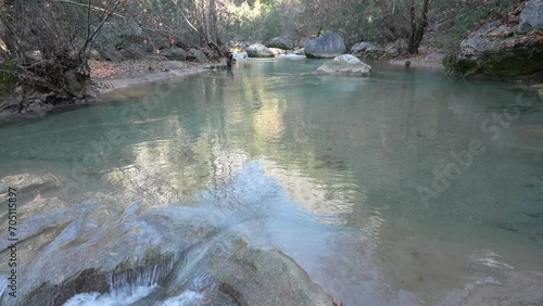 Scenic view of Yazili Canyon is a testament to the power and beauty of nature.Its untouched wilderness and captivating landscapes make it an ideal destination for outdoor enthusiasts and nature lovers