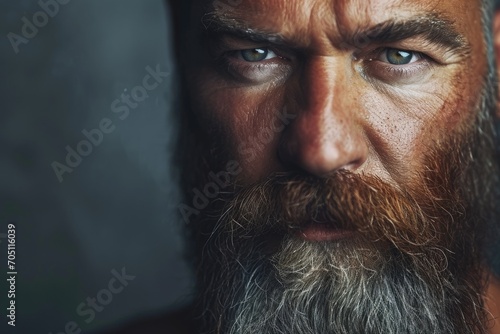 Captivating masculinity in a modern portrait photo