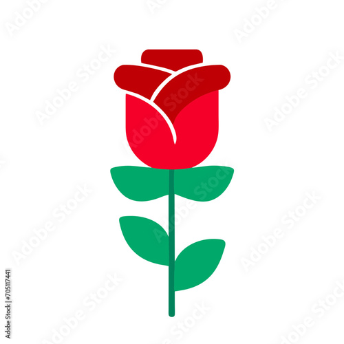 red rose icon